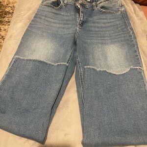 Zenana Outfitters Light Blue Flare Jeans